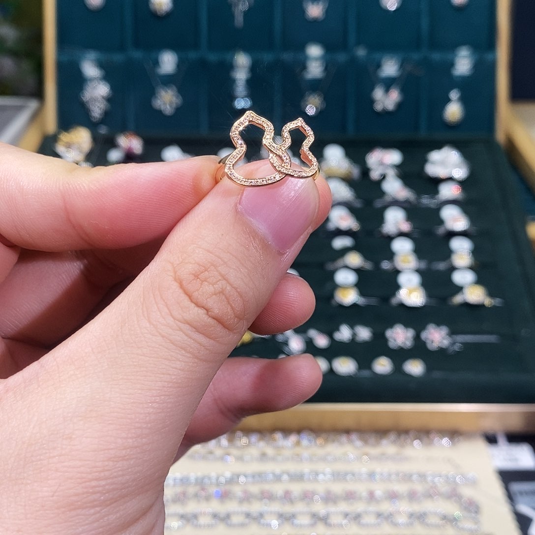 钻石戒指/指环18K金镶嵌戒指