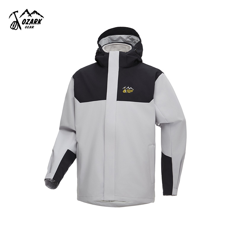 Ozark/奥索卡秋冬男士冲锋衣三合一抓绒套装257919