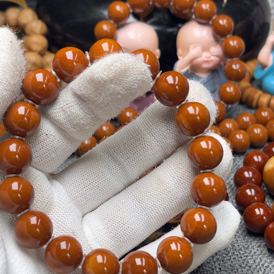 橄榄核手串/手链家****统1.25+全品色差小孔