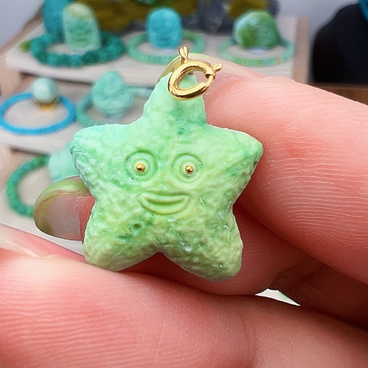 绿松石未镶嵌主播万珍