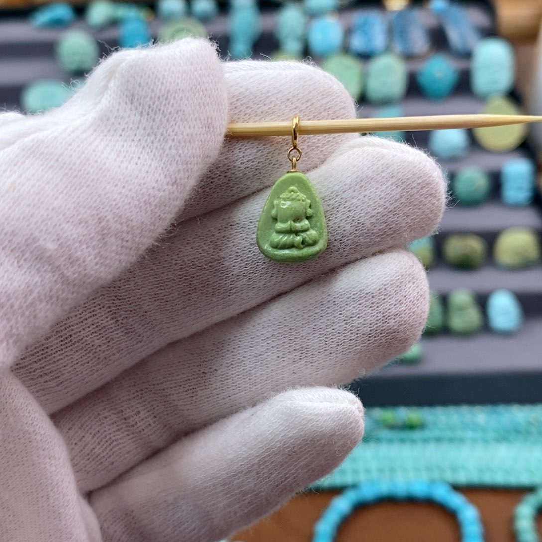 绿松石珠宝奇石未镶嵌