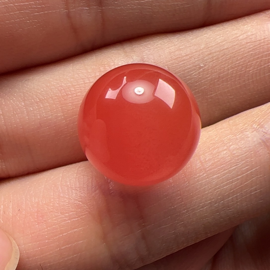 南红玛瑙圆珠13mm未镶嵌