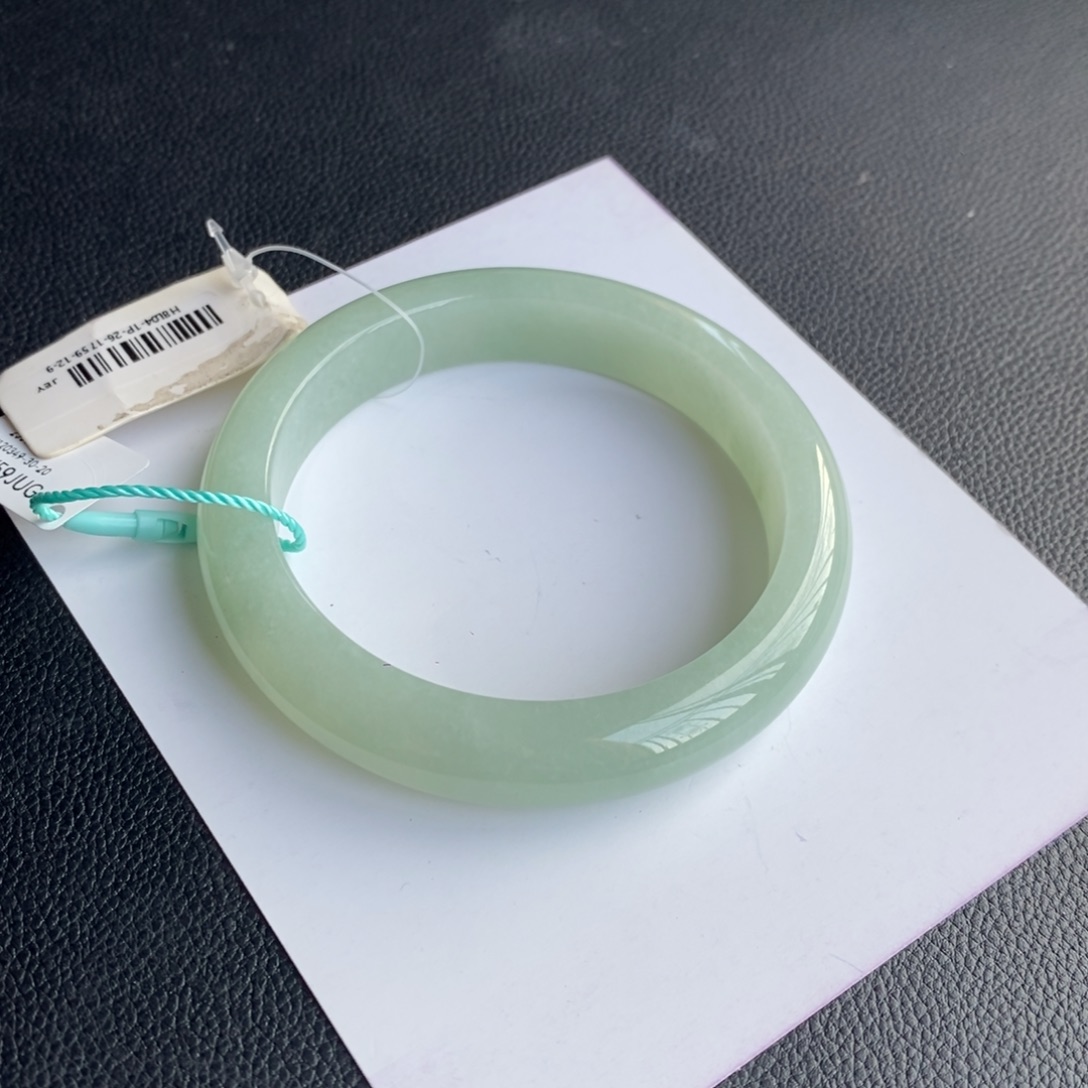 翡翠未镶嵌手镯6号59正圈