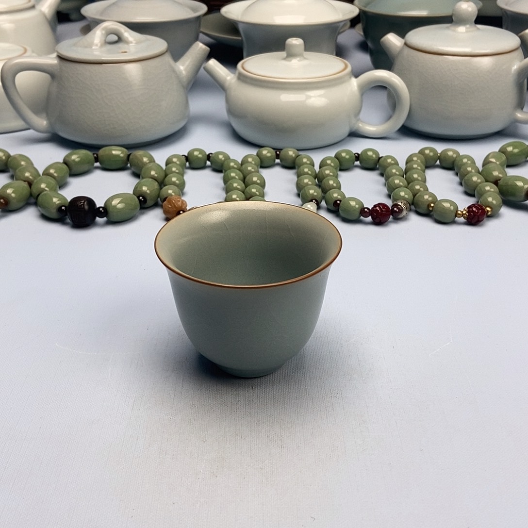杯仿古铃铛杯原矿原釉原产地