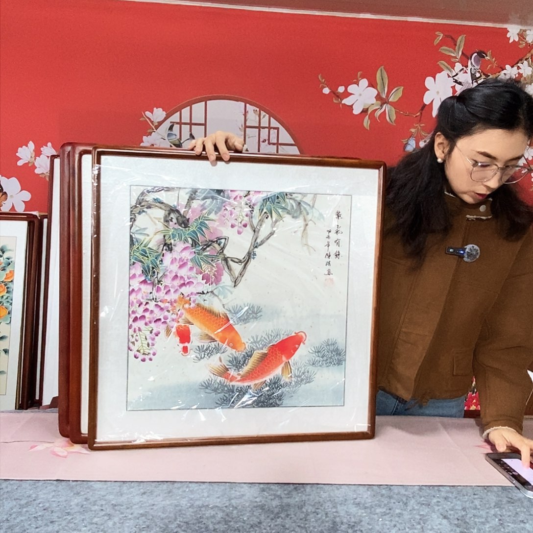 国画黄*浪手写手绘国画63✖️63包邮