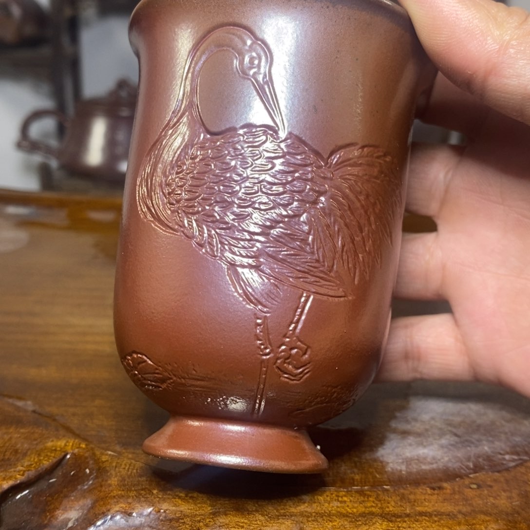 坭兴陶真柴烧非电复柴