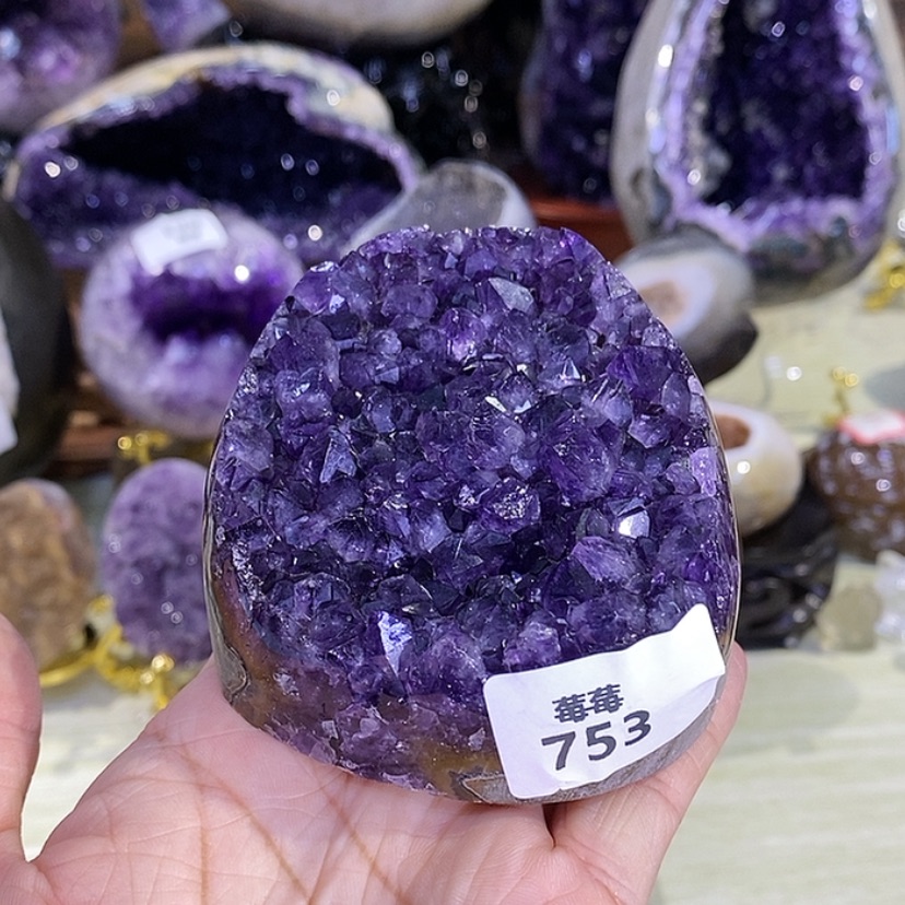 【闪购商品】未镶嵌珠宝半成品紫晶