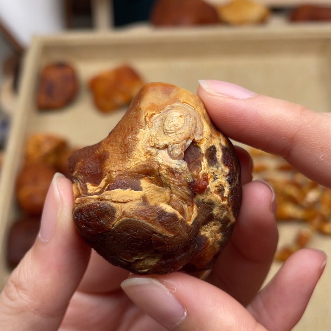 未镶嵌琥珀珠宝奇石