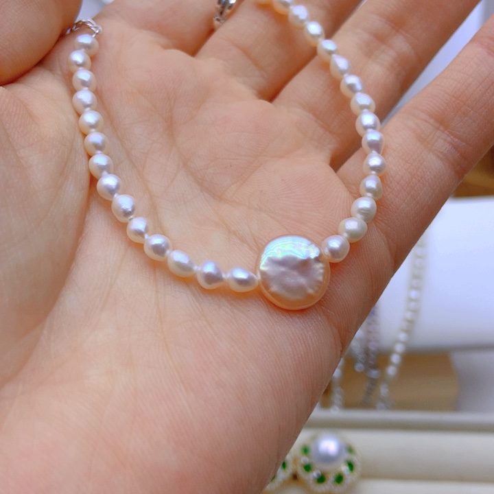 淡水珍珠颈饰未镶嵌