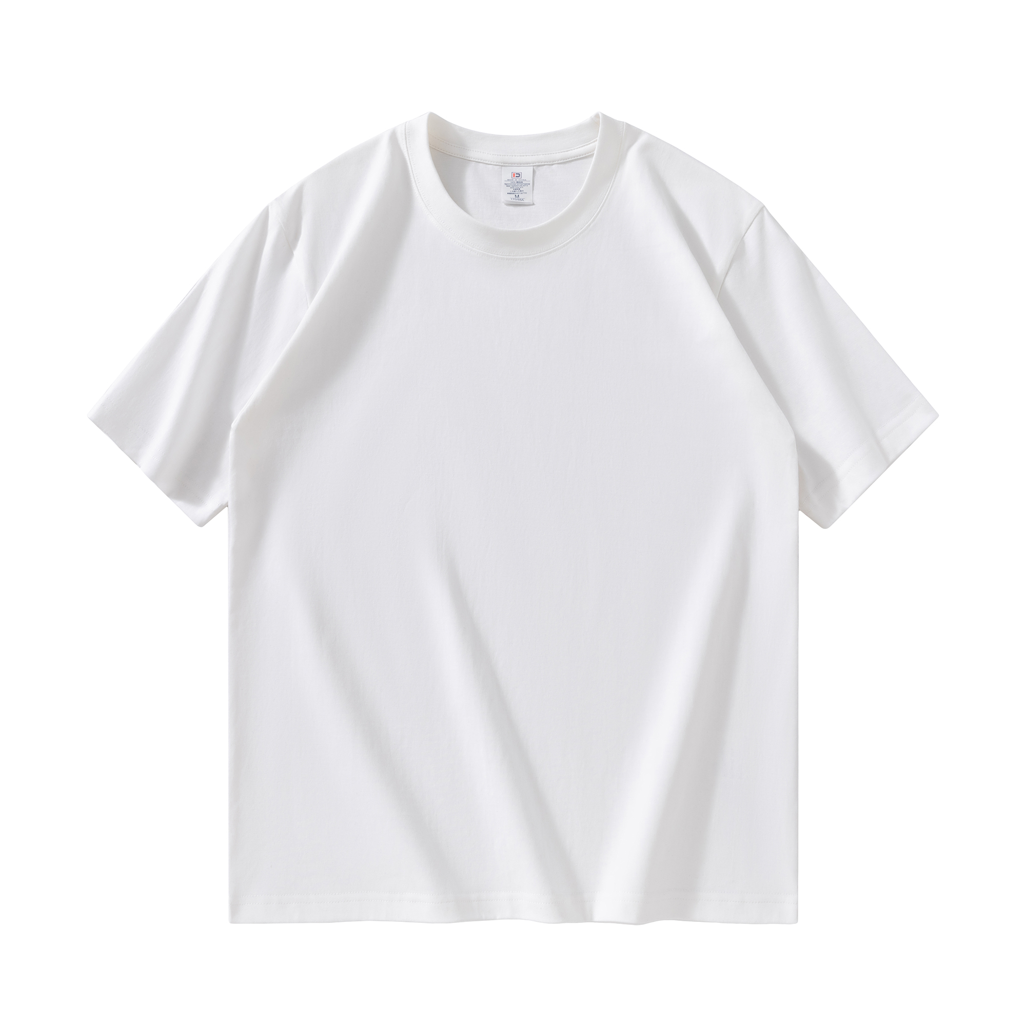 印花薄款短袖圆领夏季T恤上衣纯色潮流休闲