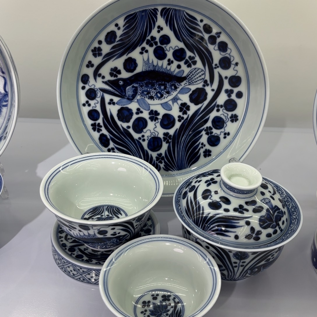 阿****景德镇陶瓷五件套