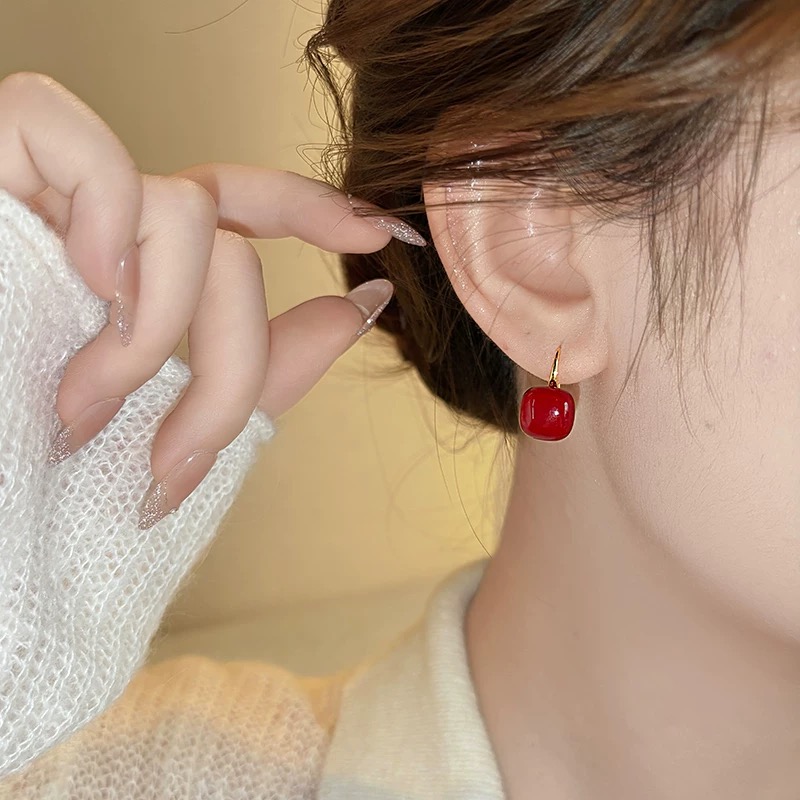 铜合金锆石耳饰 时尚耳钉梵2329