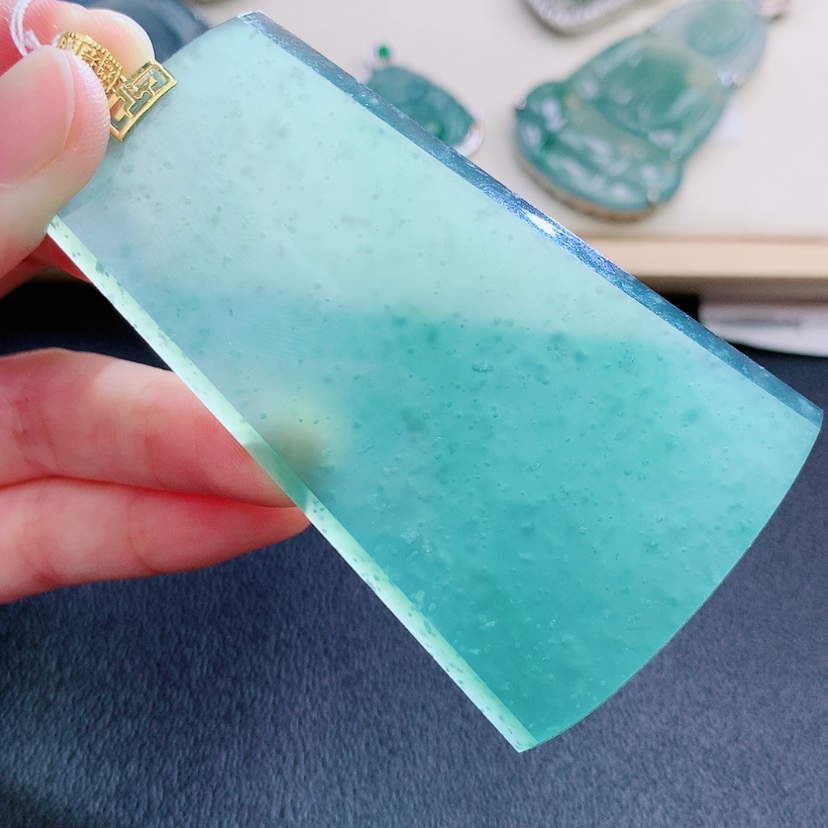 【闪购商品】翡翠颈饰18K金镶嵌翡翠