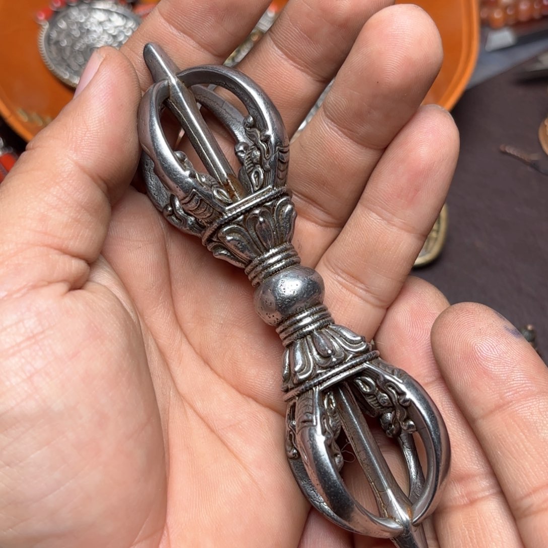 铜星月菩提挂件菩提