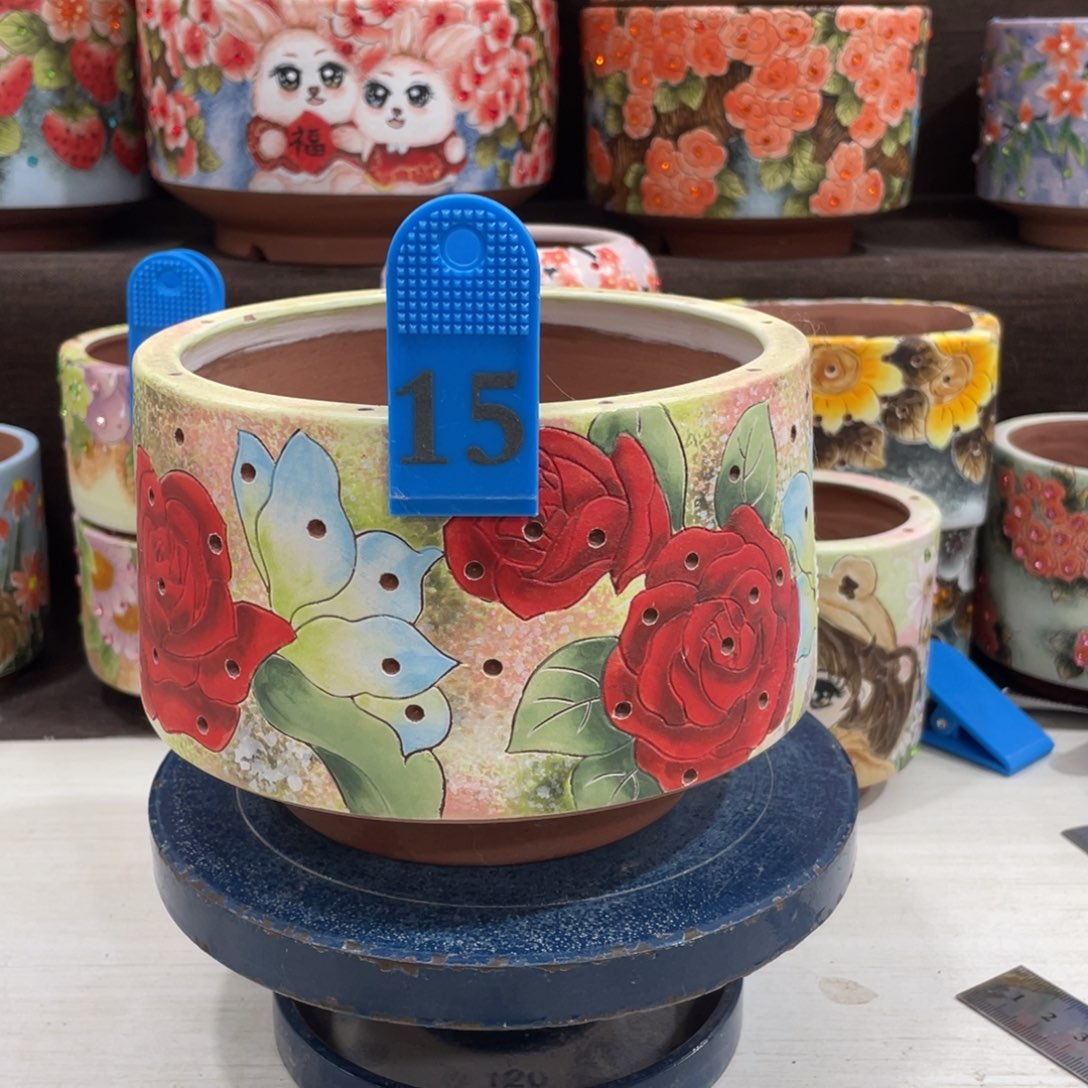 红陶多肉花盆特价微瑕