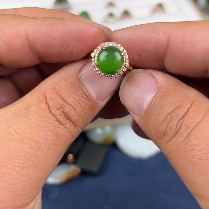 和田玉颈饰银S925镶嵌