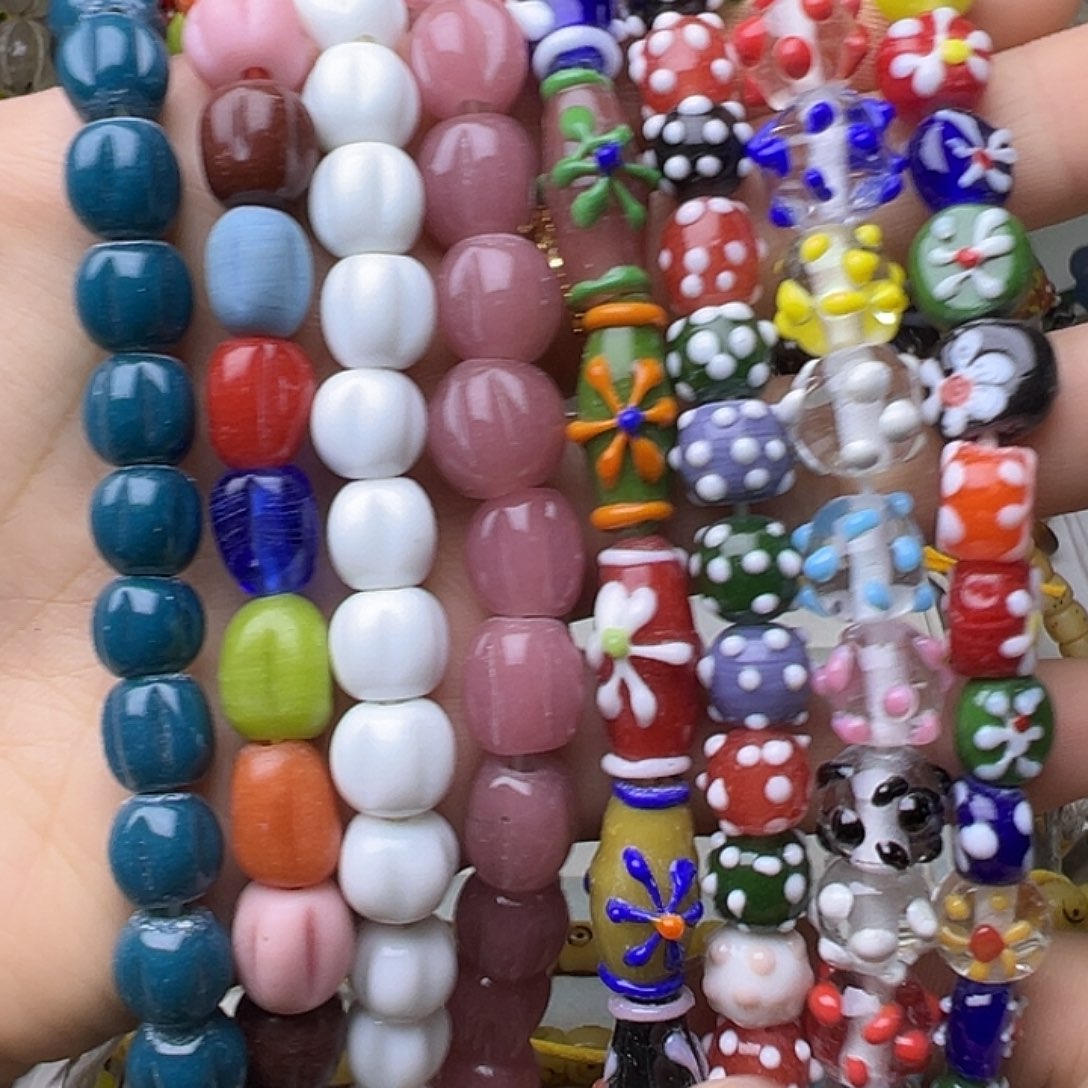 颈饰玻璃西亚琉璃一条