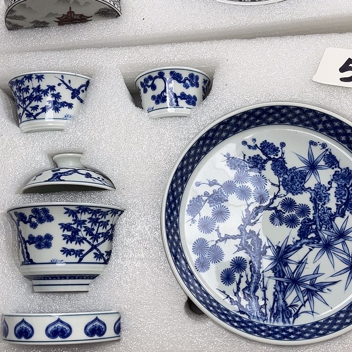 景德镇高温陶瓷茶具套组自用款