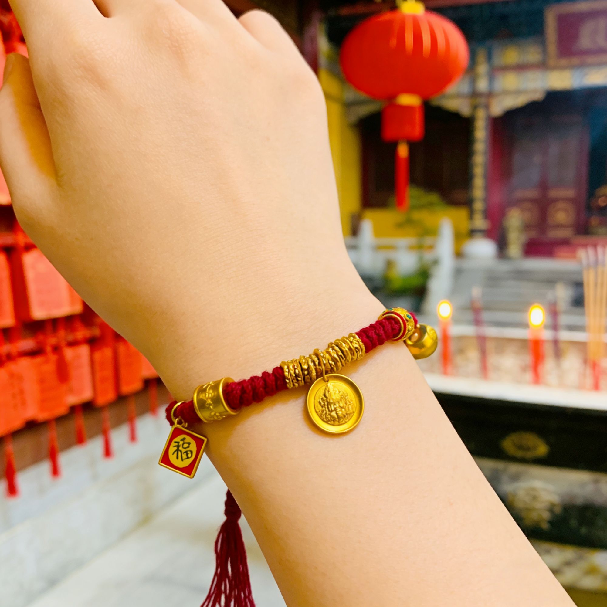 【2026红绳限定·黄财财】手工红绳手链 「师傅已上课」