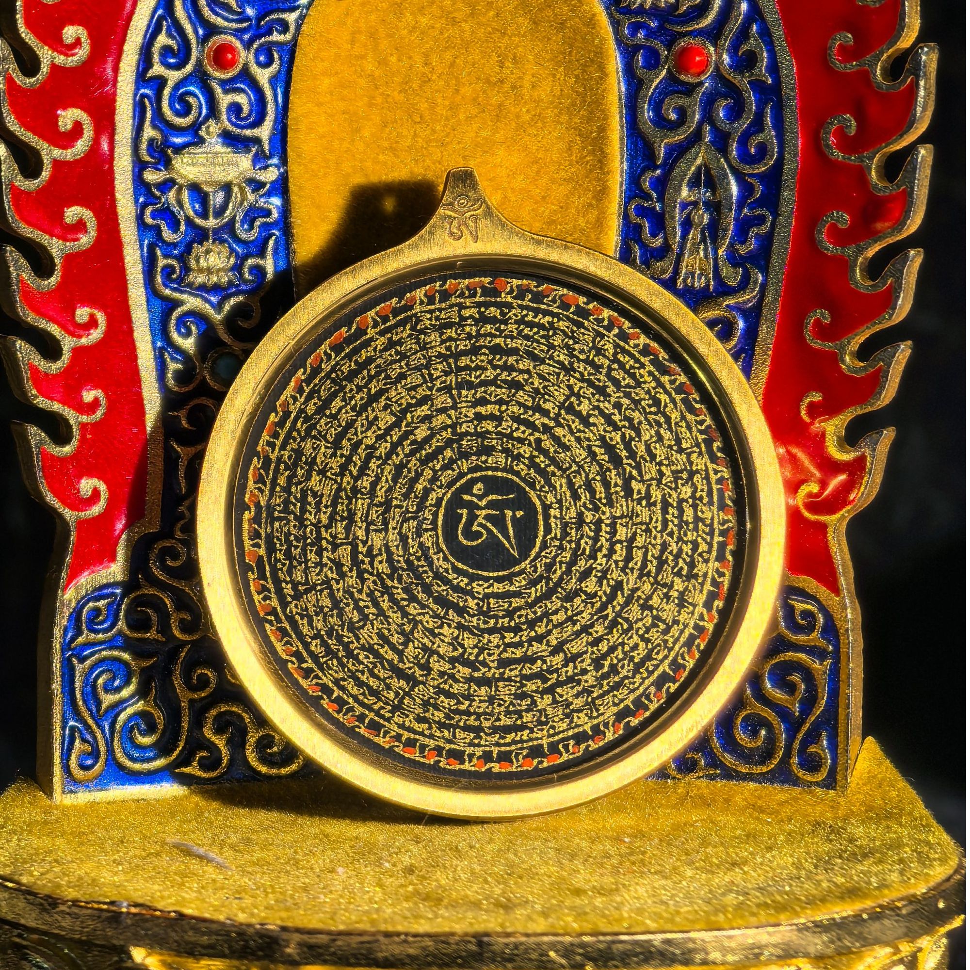 【独家·白玛画师亲绘】六字真言·真金纯手绘唐卡带证书【拉萨直飞】