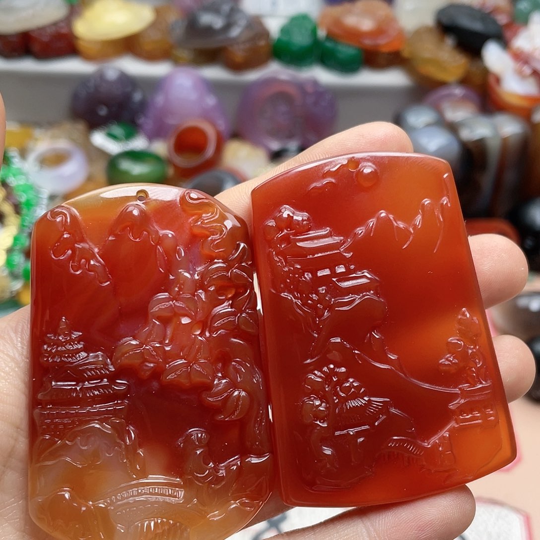 玛瑙/玉髓颈饰合金余*歌