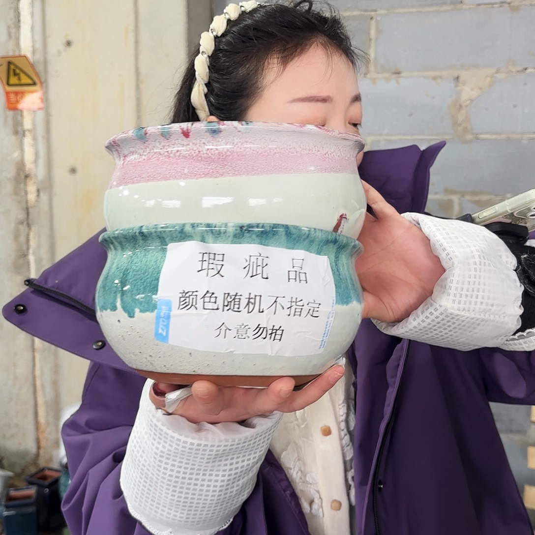 瑕疵两个高12/20红陶