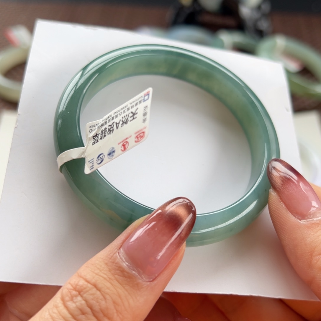 翡翠手镯未镶嵌8号 54.6