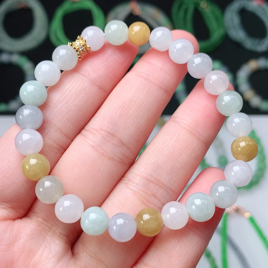 翡翠手链未镶嵌翡翠