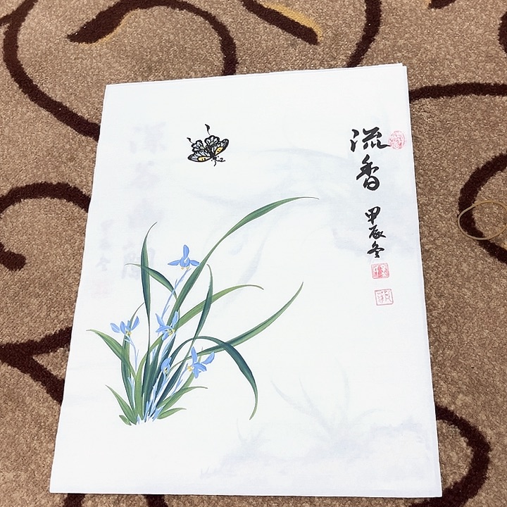 国画孟凡萍小兰花