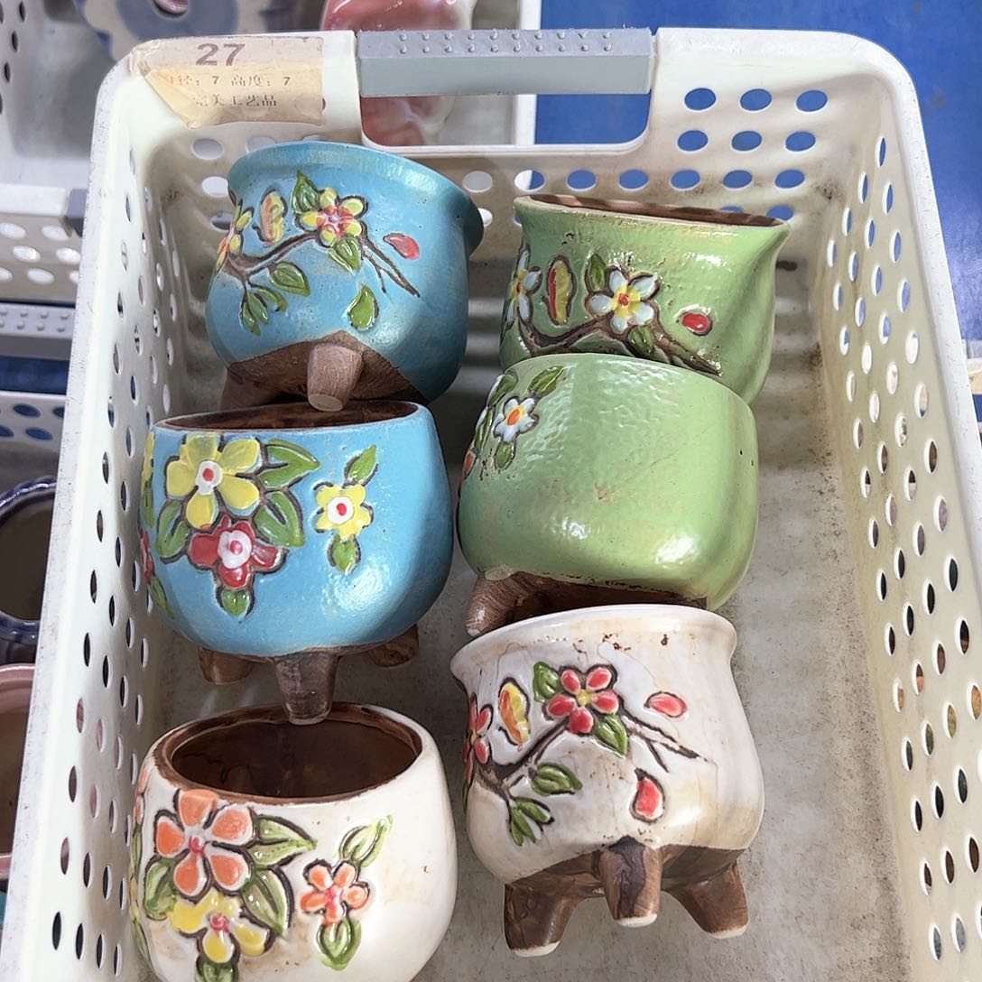 陶瓷多肉小花盆@@27