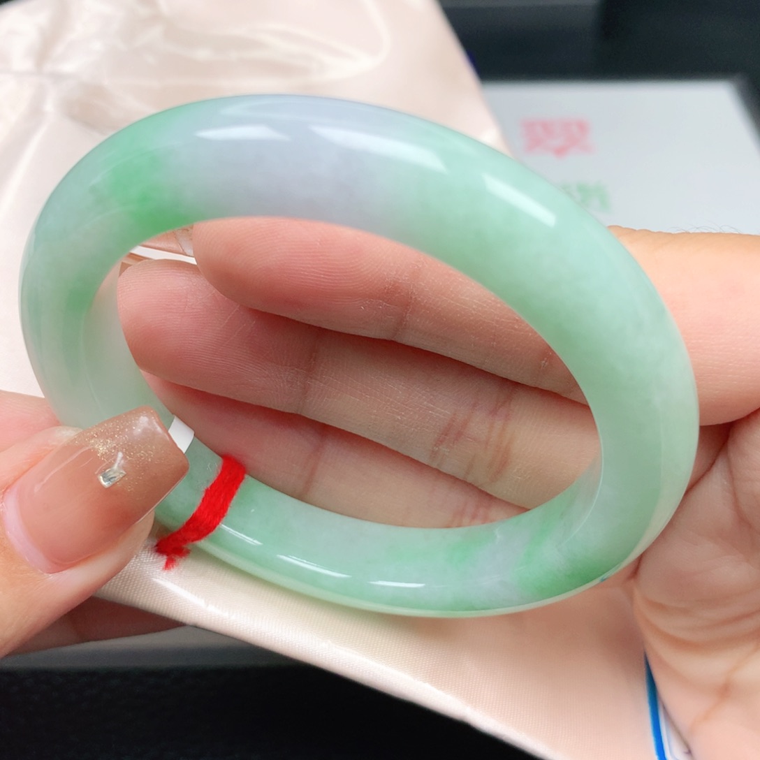 未镶嵌手镯翡翠54正圈