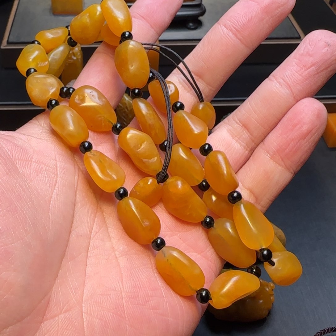 田黄石D****3田黄石手链