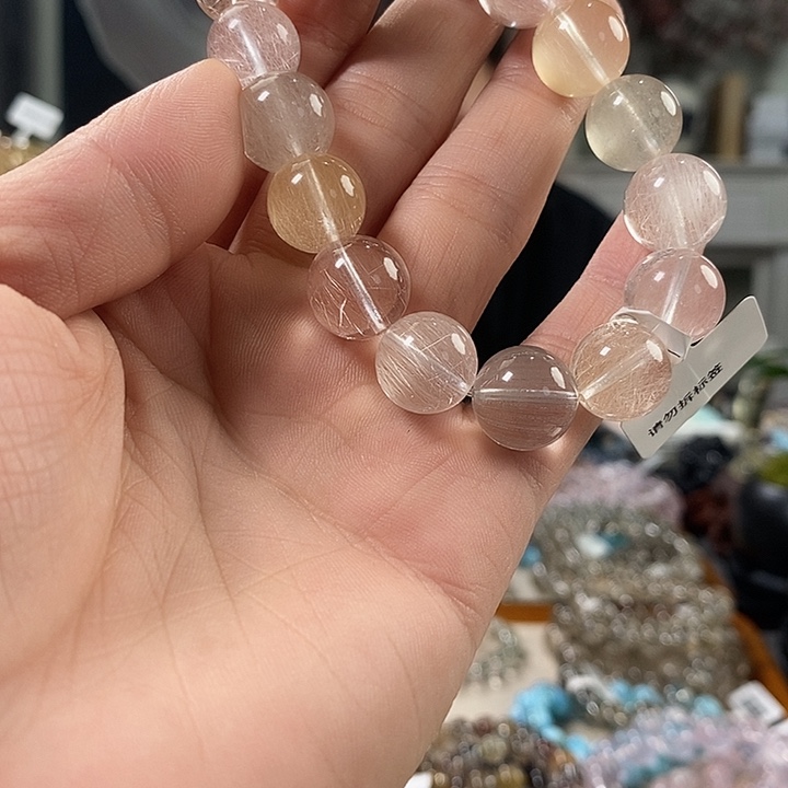 兔***z水晶手链未镶嵌兔毛