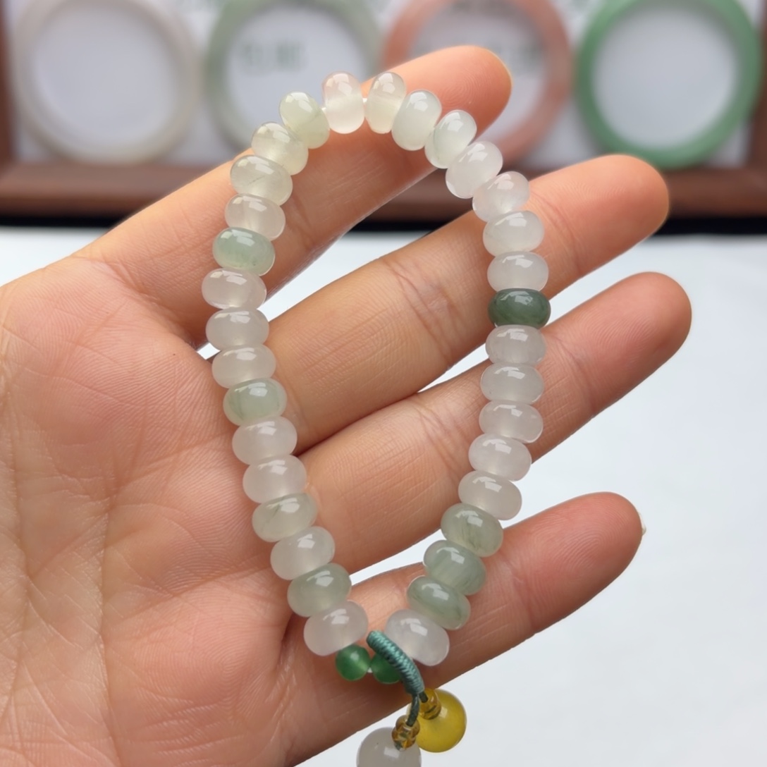 石英质玉钛钢手链