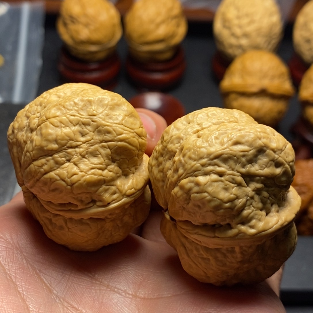 文玩核桃把件41尺方尊蛤蟆头