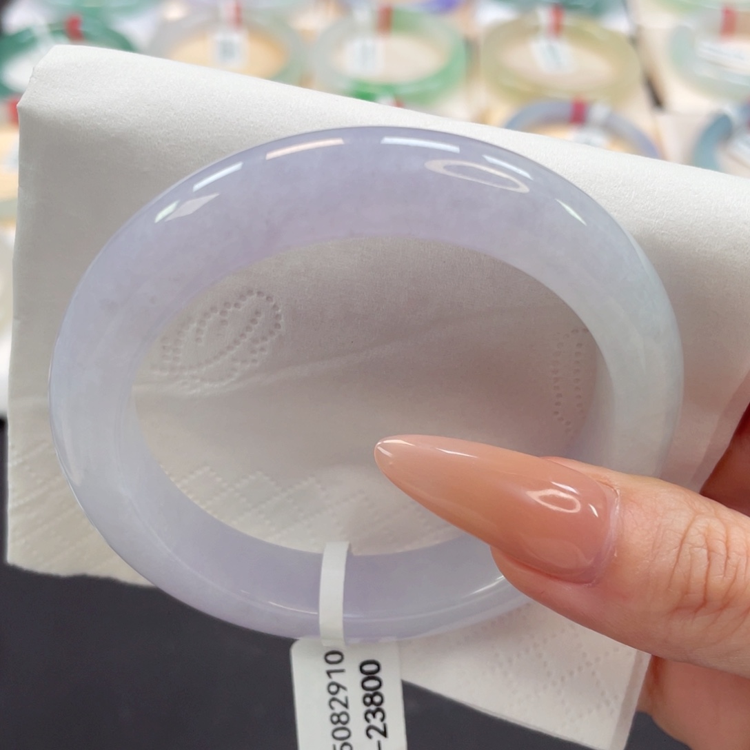 未镶嵌手镯翡翠56泥鳅背温柔大小姐冰粉20号