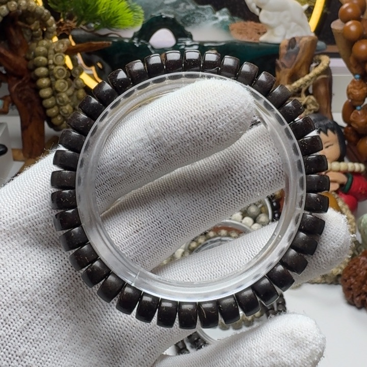 星月菩提手串8号车尺寸8.5椰蒂药片单圈