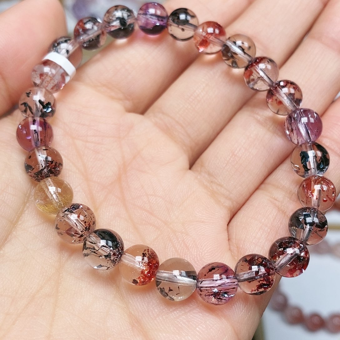 水晶手串未镶嵌超七