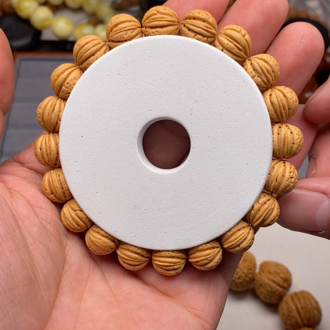 文玩核桃手串A***n野生桃核手串