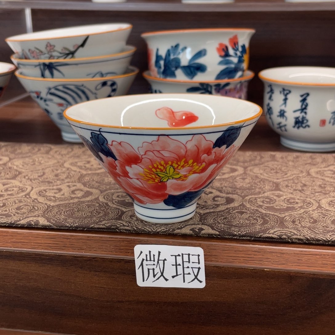 釉下老陶泥手工绘制