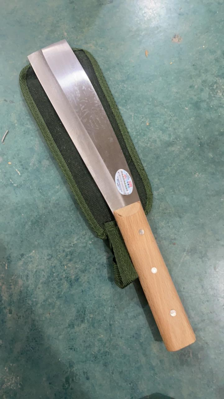 绿色木柄柴刀家用扁锤款式随机发货