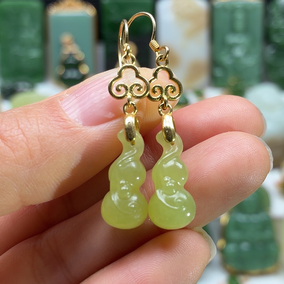 和田玉银S925镶嵌颈饰