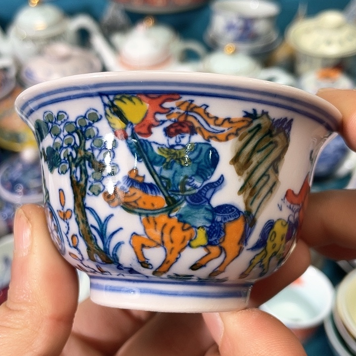 景德镇陶瓷主人杯12344