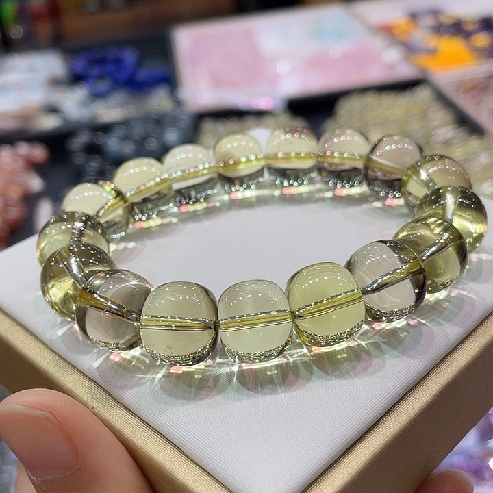 珠宝半成品未镶嵌水晶茶黄晶