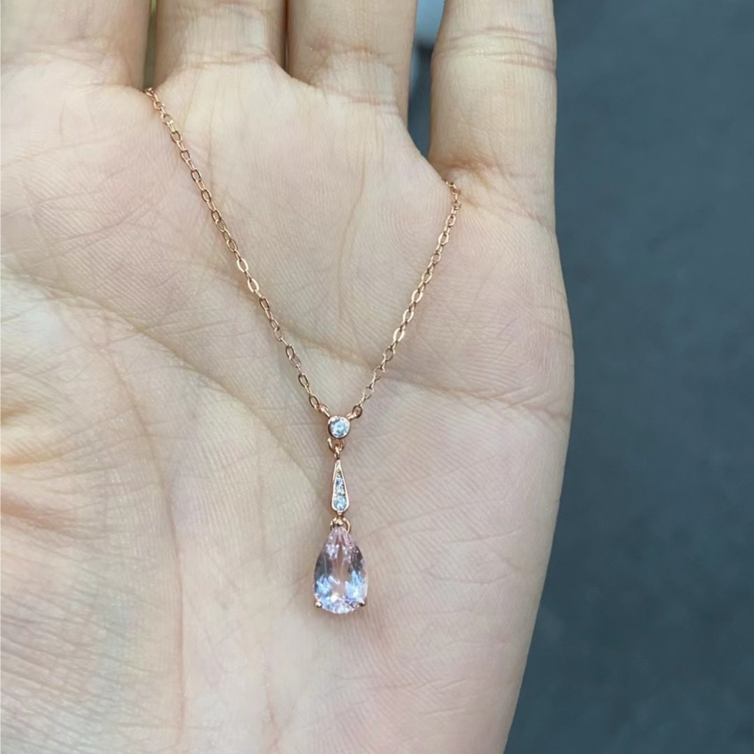 【歪歪】天荷*摩根石项链*S925镶嵌E6521