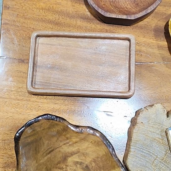 天***涯越黄手作方形收纳小盘