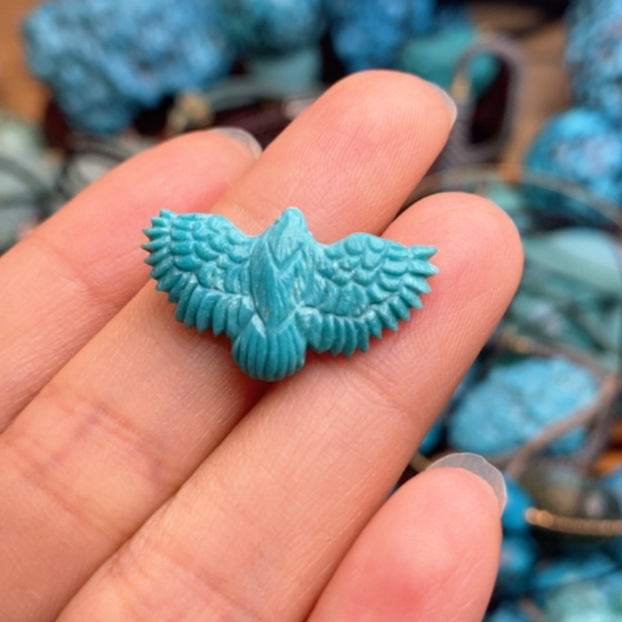 【闪购商品】绿松石珠宝半成品未镶嵌