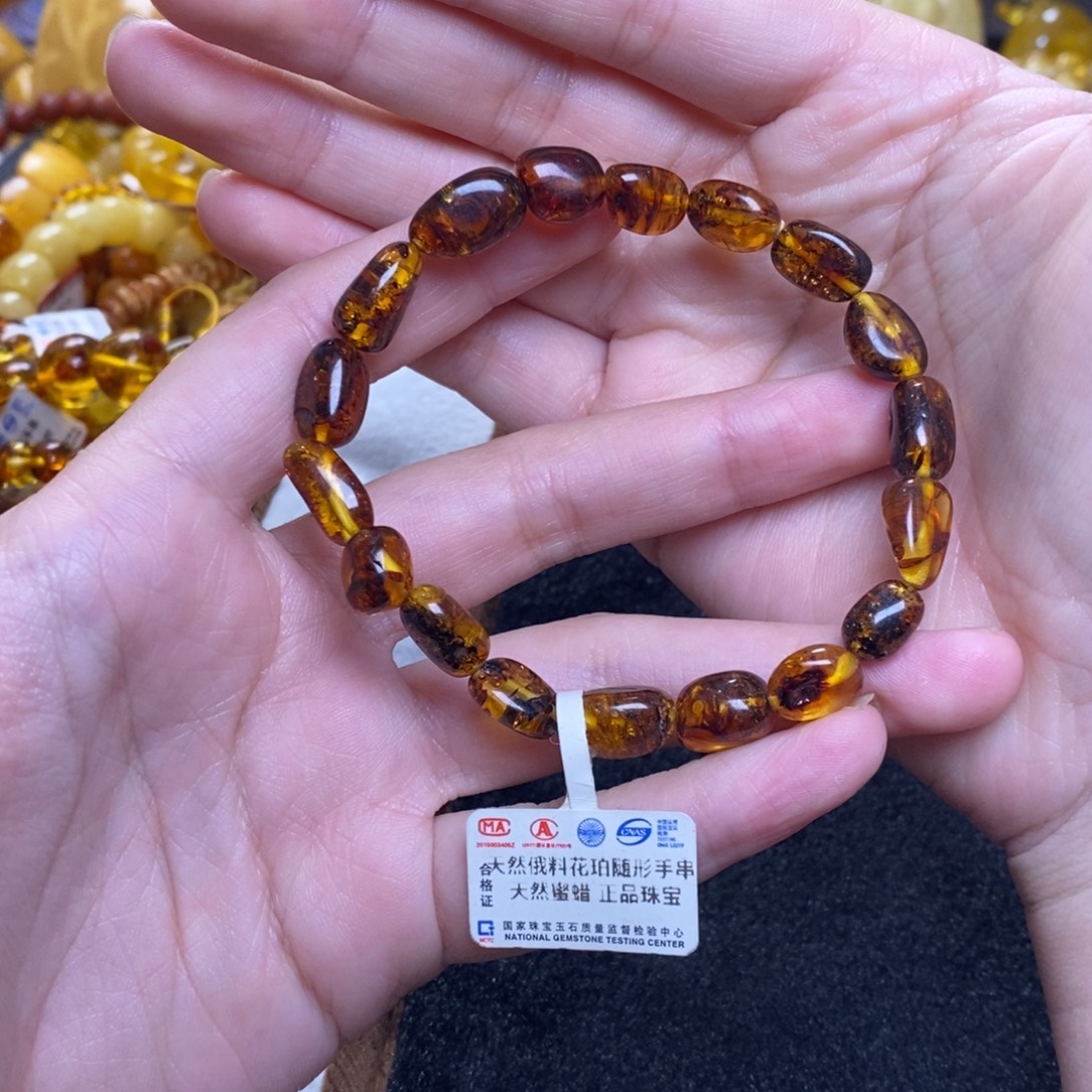 琥珀未镶嵌珠宝奇石