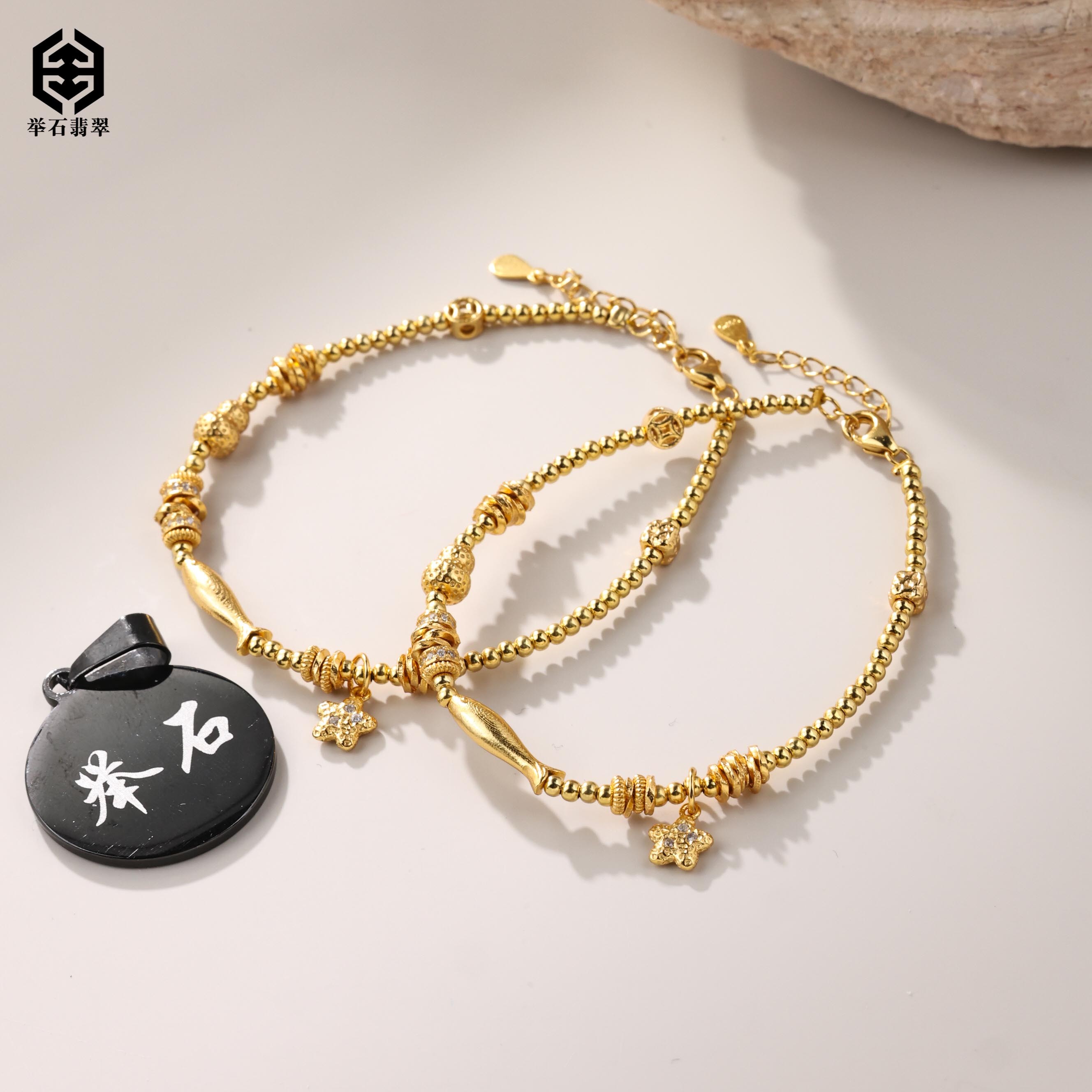 925银银制品 【举石臻品】TH1206-127-187个性手链（一件/多样性发）v