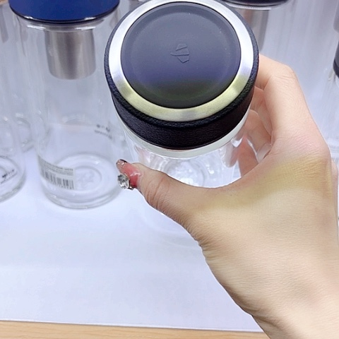 高硼硅玻璃盖子款U3，皮纹单层